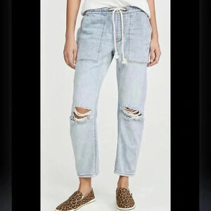 One Teaspoon Shabbies Drawstring Boyfriend Jeans